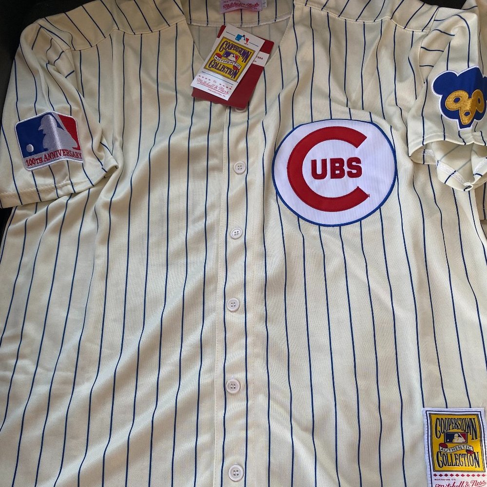 MITCHELL and NESS CHICAGO CUBS FERGUSON JENKINS Men's JERSEY Sz M,L,XL,2X,3X NWT - Picture 2 of 7